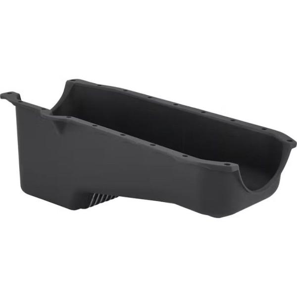 Black Alloy 1986 Up SBC Vortec Engine Oil Pan RH Dipstick