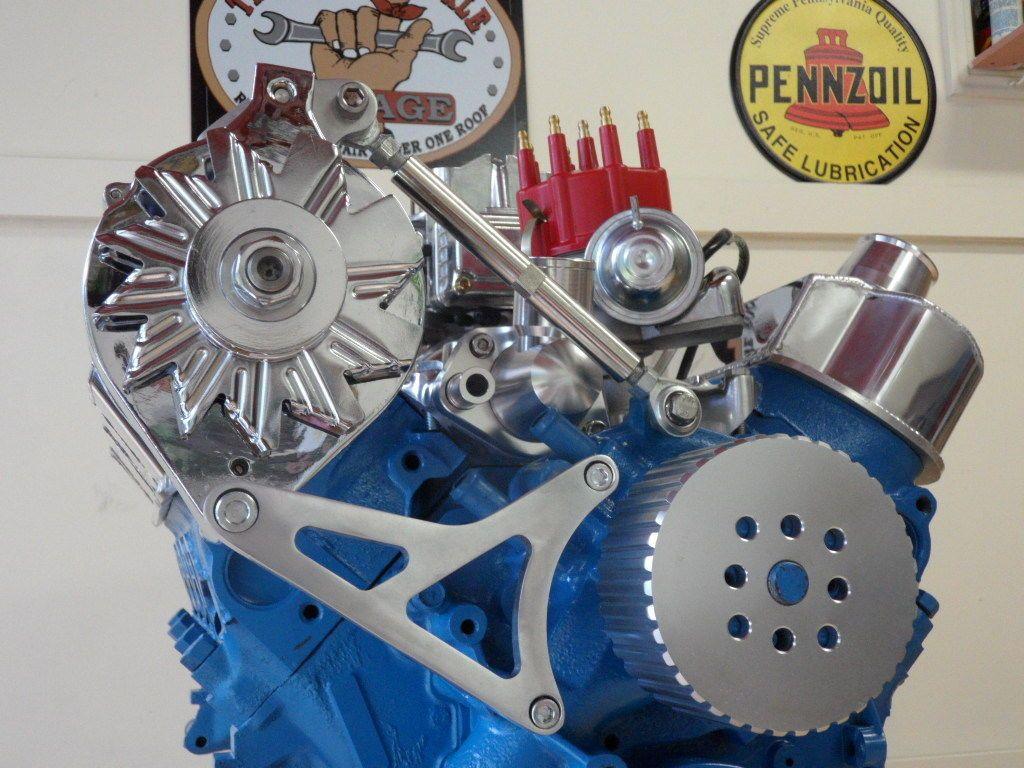 FORD WINDSOR 351 BILLET ALTERNATOR BRACKET DRIVERS SIDE