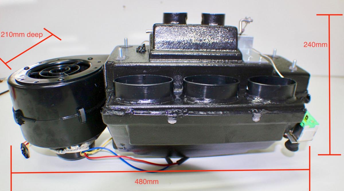 HOT ROD INTEGRATED AIR CONDITIONING + HEATER UNDER + DEMISTER COMPLETE