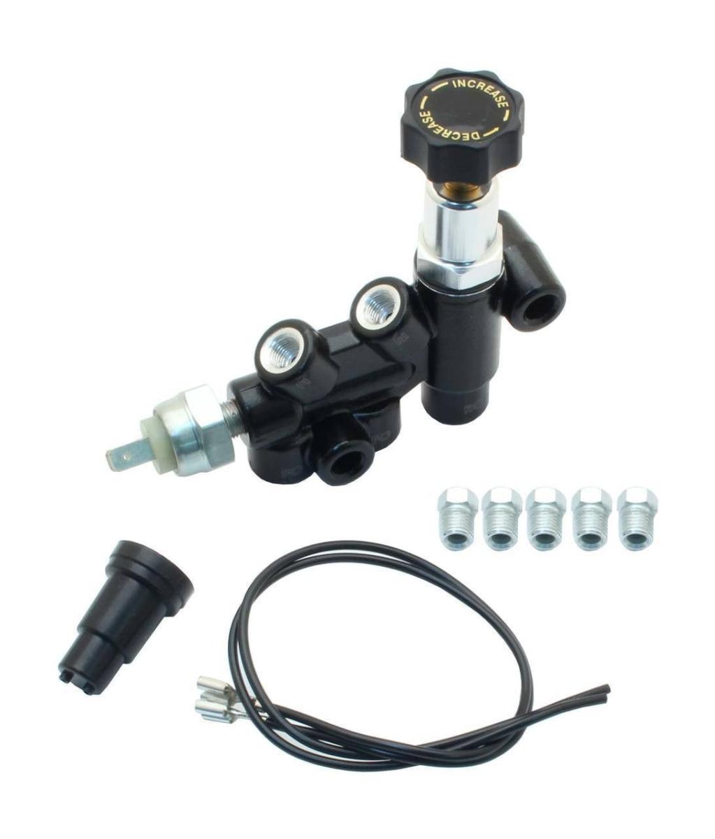 Adjustable Proportioning Valve Kit Black