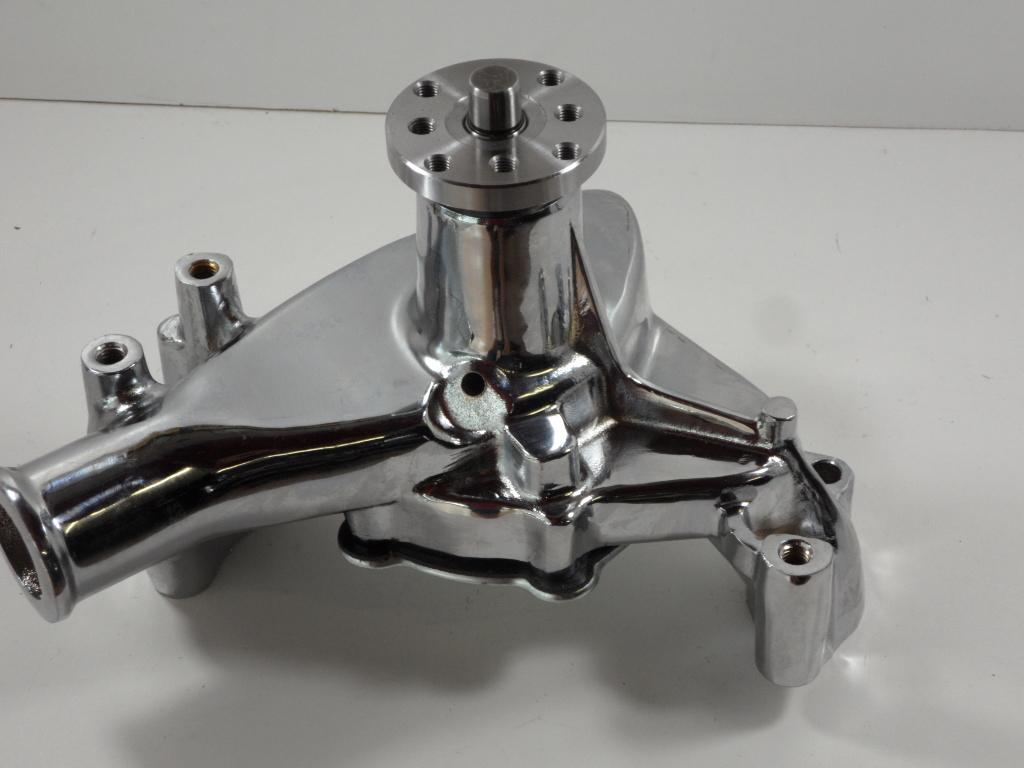 Big block chev chrome long water pump alloy