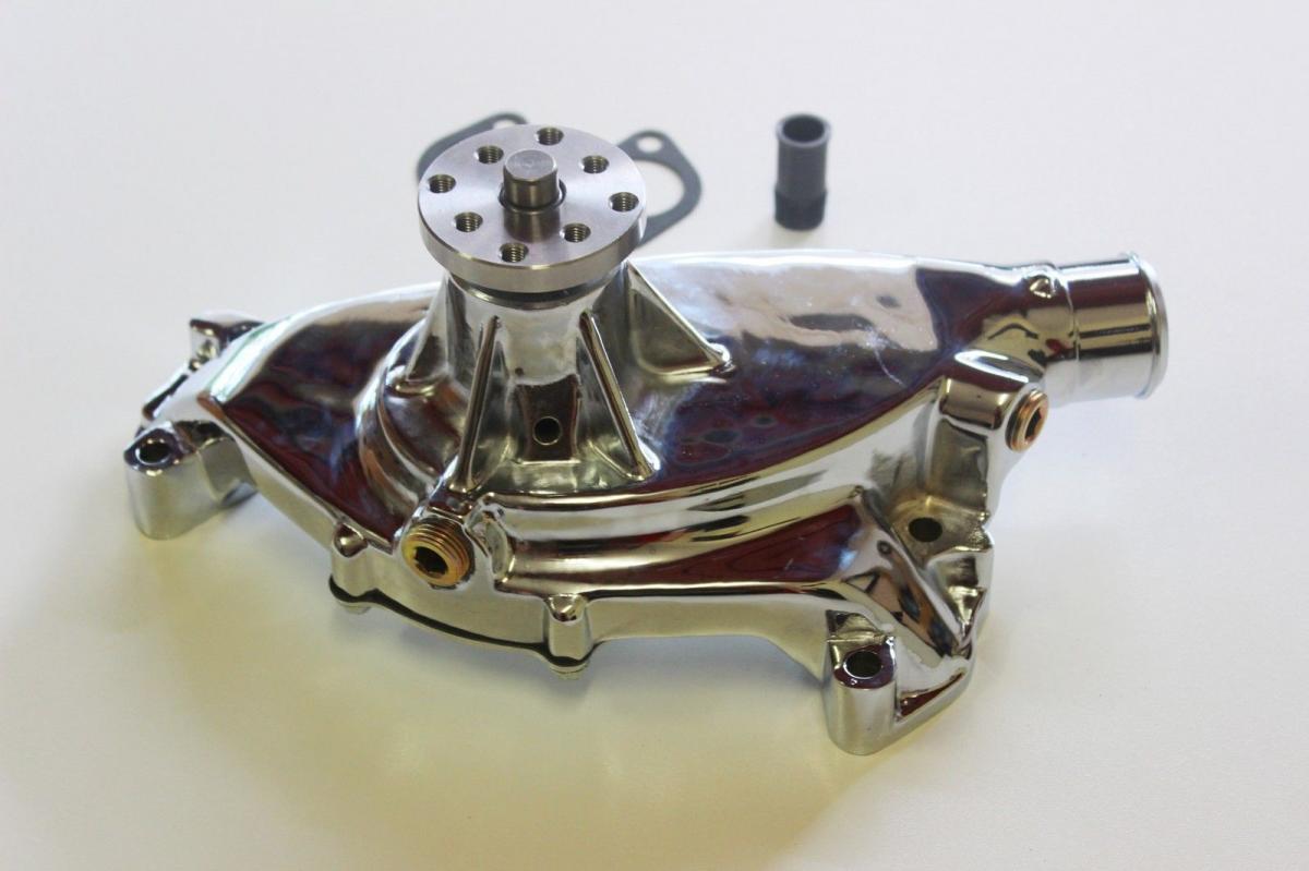 BIG BLOCK CHEV CHROME ALLOY WATER PUMP SUIT SHORT PUMP